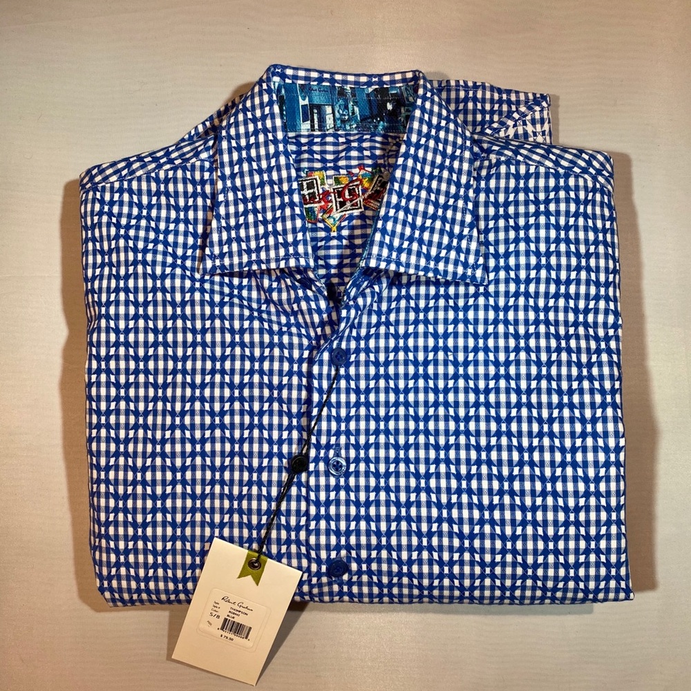 NWT Robert Graham women’s button down shirt